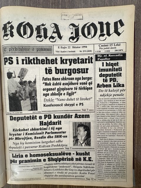 Koha Jonë 1994-09-22